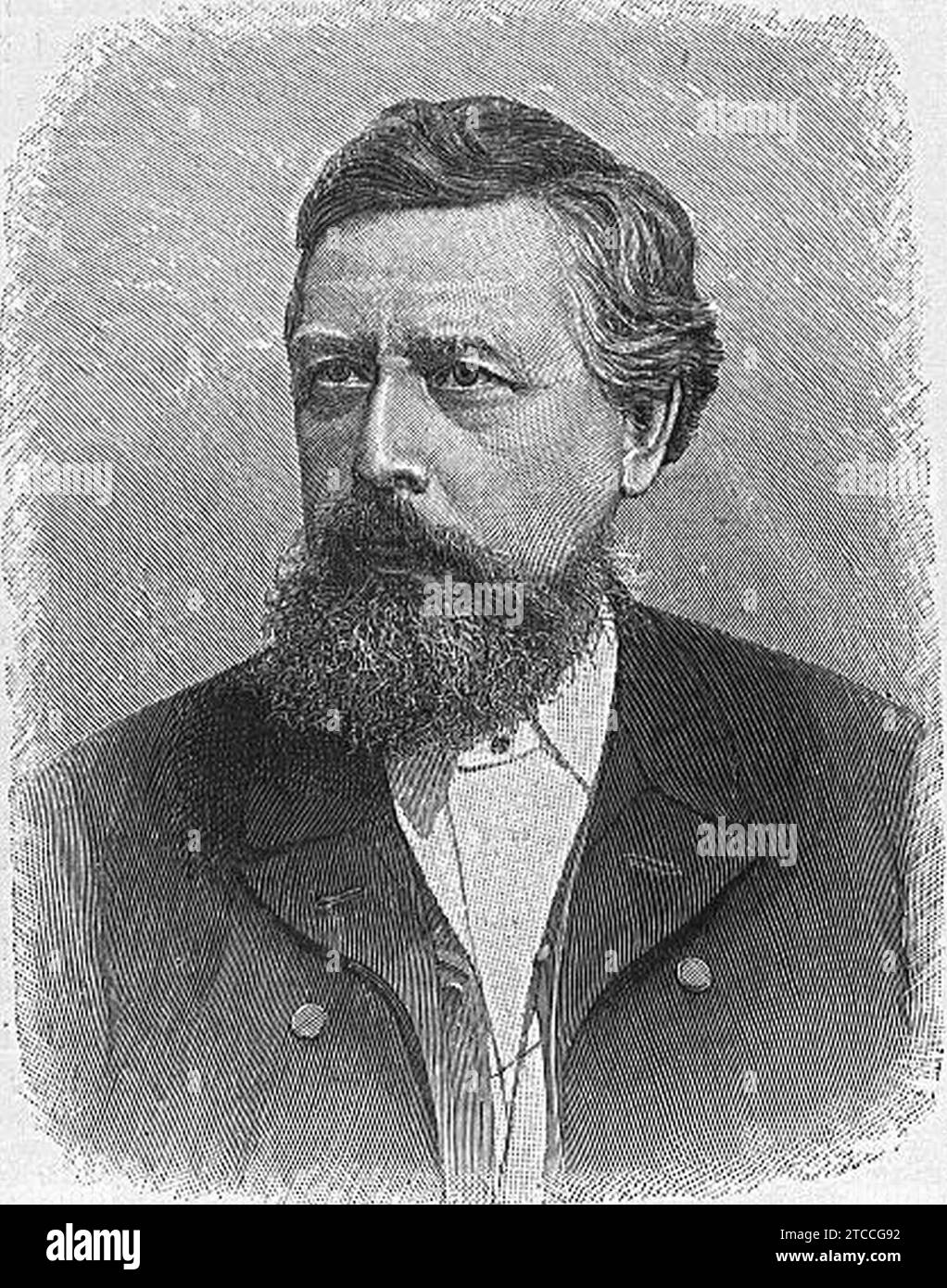 Wilhelm Liebknecht. Stockfoto