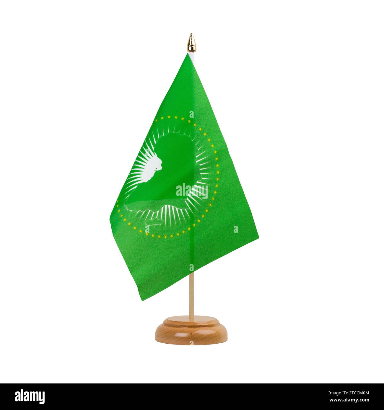 Flagge der Afrikanischen Union AU Stockfoto