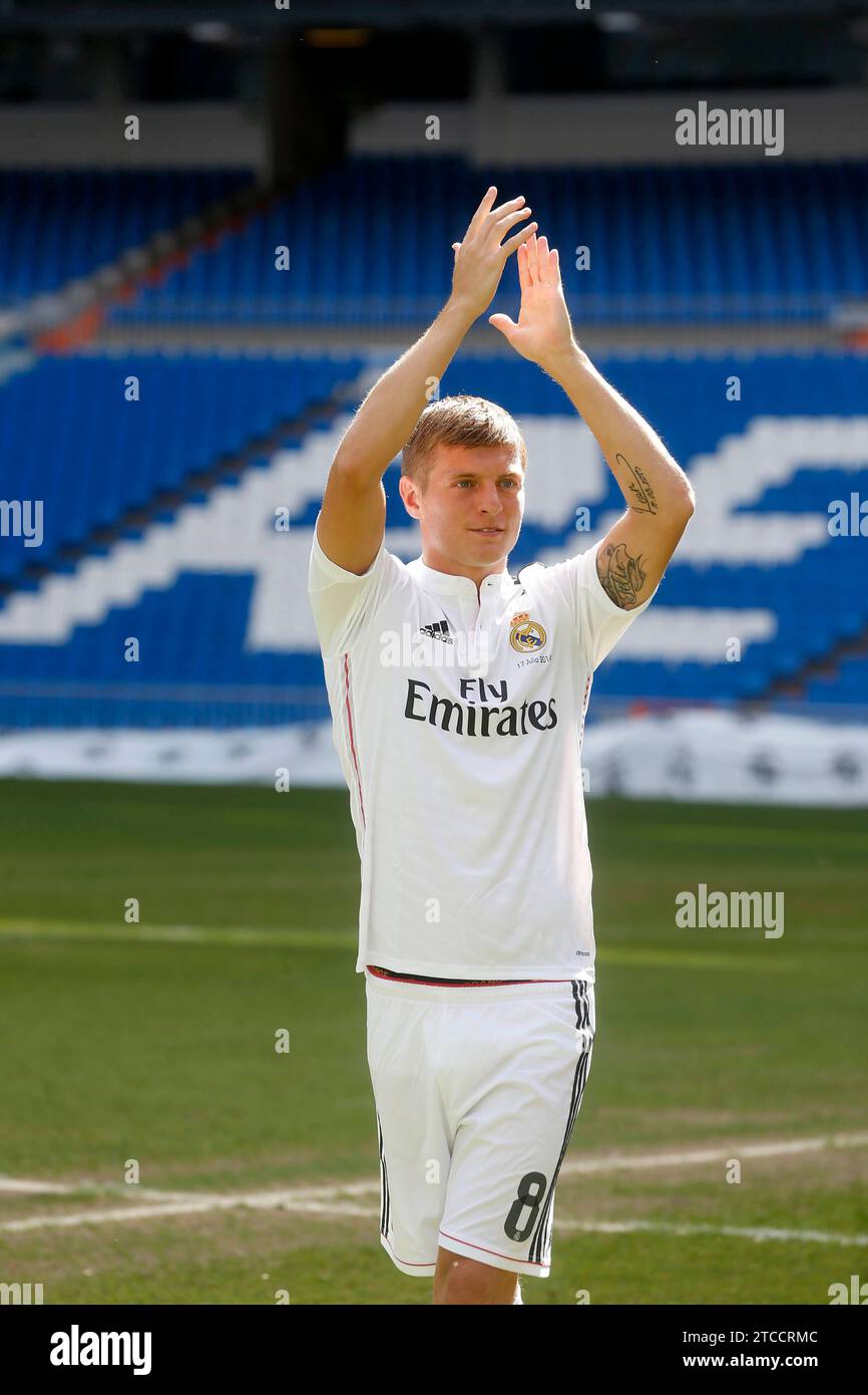 Madrid, 17.07.2014. Vorstellung Des Neuen Real Madrid Spielers Toni