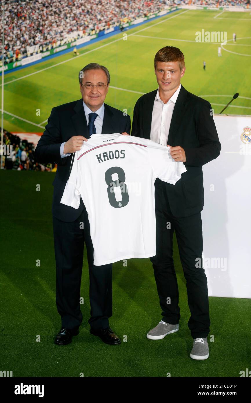 Madrid 17.07.2014 Prsentation Des Neuen Real Madrid Spielers Toni
