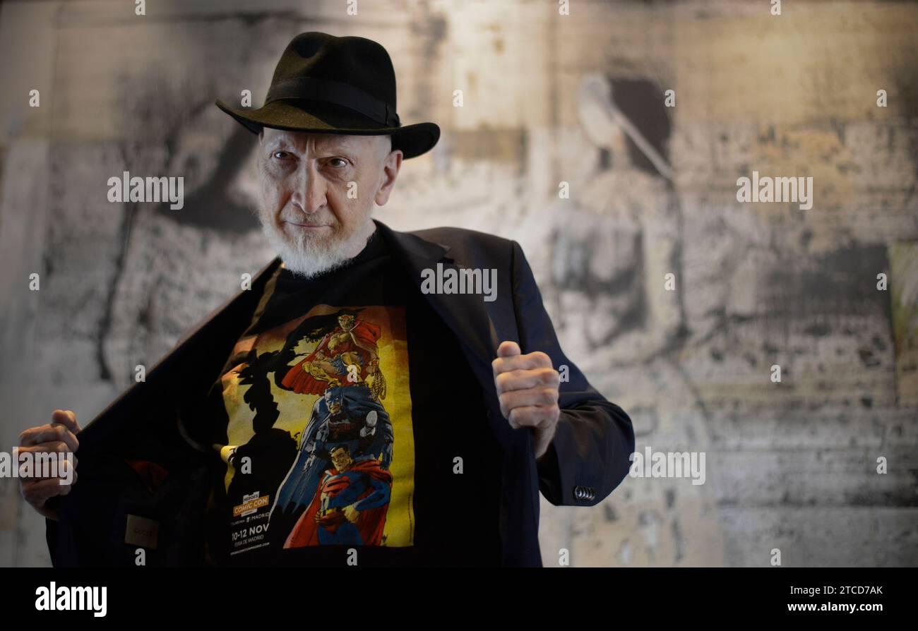 Madrid, 11.11.2017. Interview mit Frank Miller. Foto: Maya Balanya Archdc. Quelle: Album / Archivo ABC / Maya Balanya Stockfoto