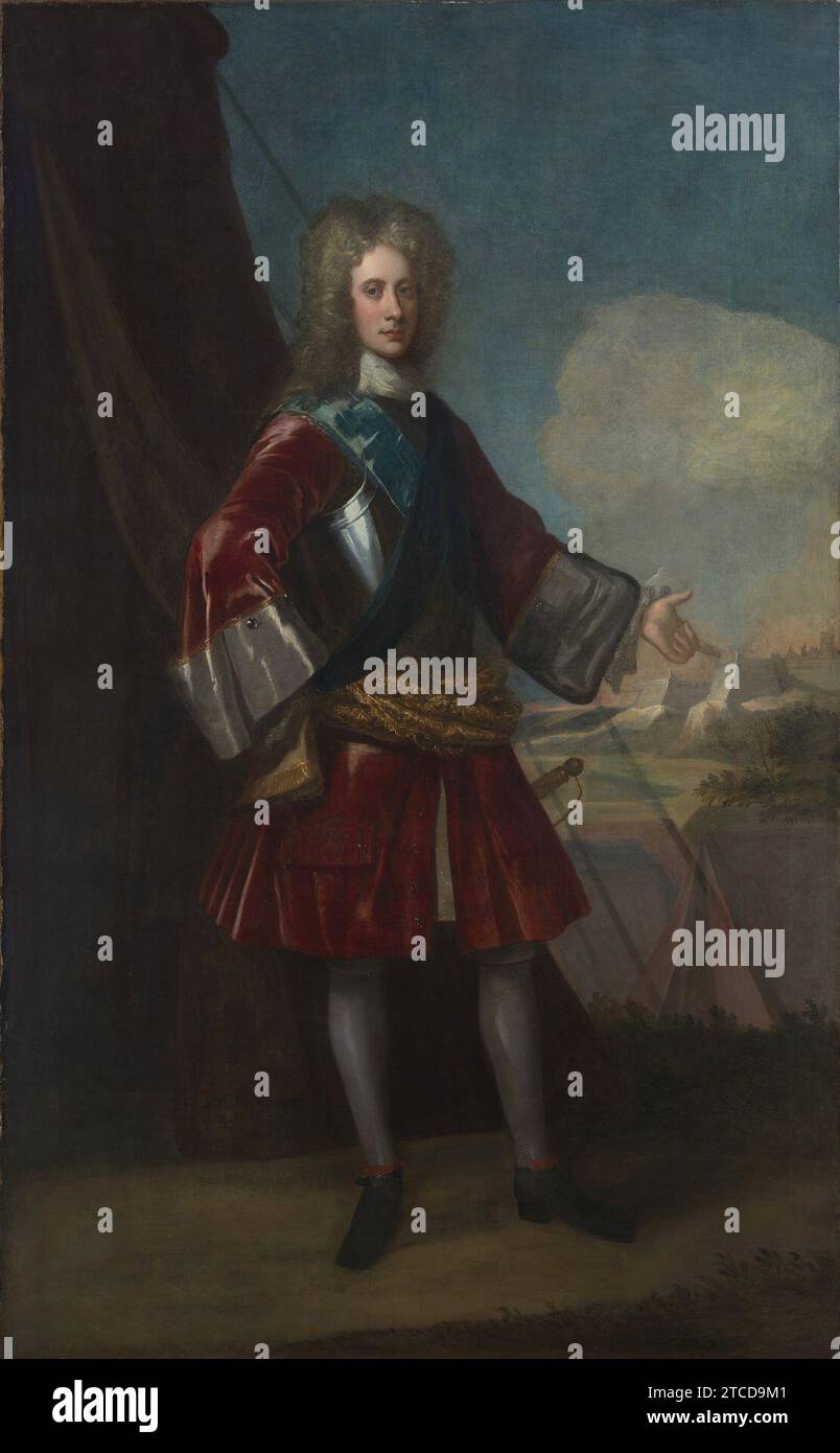 William Aikman (1682–1731) – John Campbell, zweiter Duke of Argyll und Duke of Greenwich (1680–1743) Stockfoto