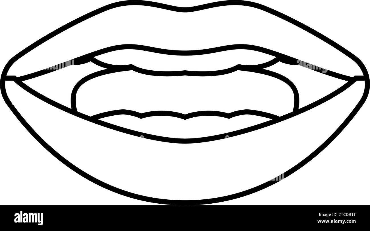 Vektor-Illustration mit animiertem Liniensymbol Stock Vektor