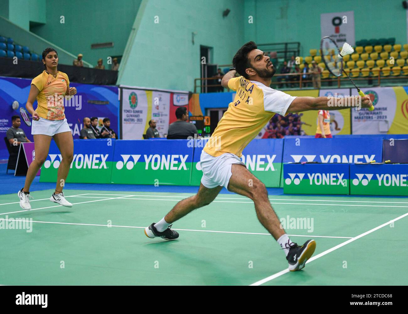Guwahati, Indien. Dezember 2023. Dhruv Kapila und Tanisha Crasto aus ...