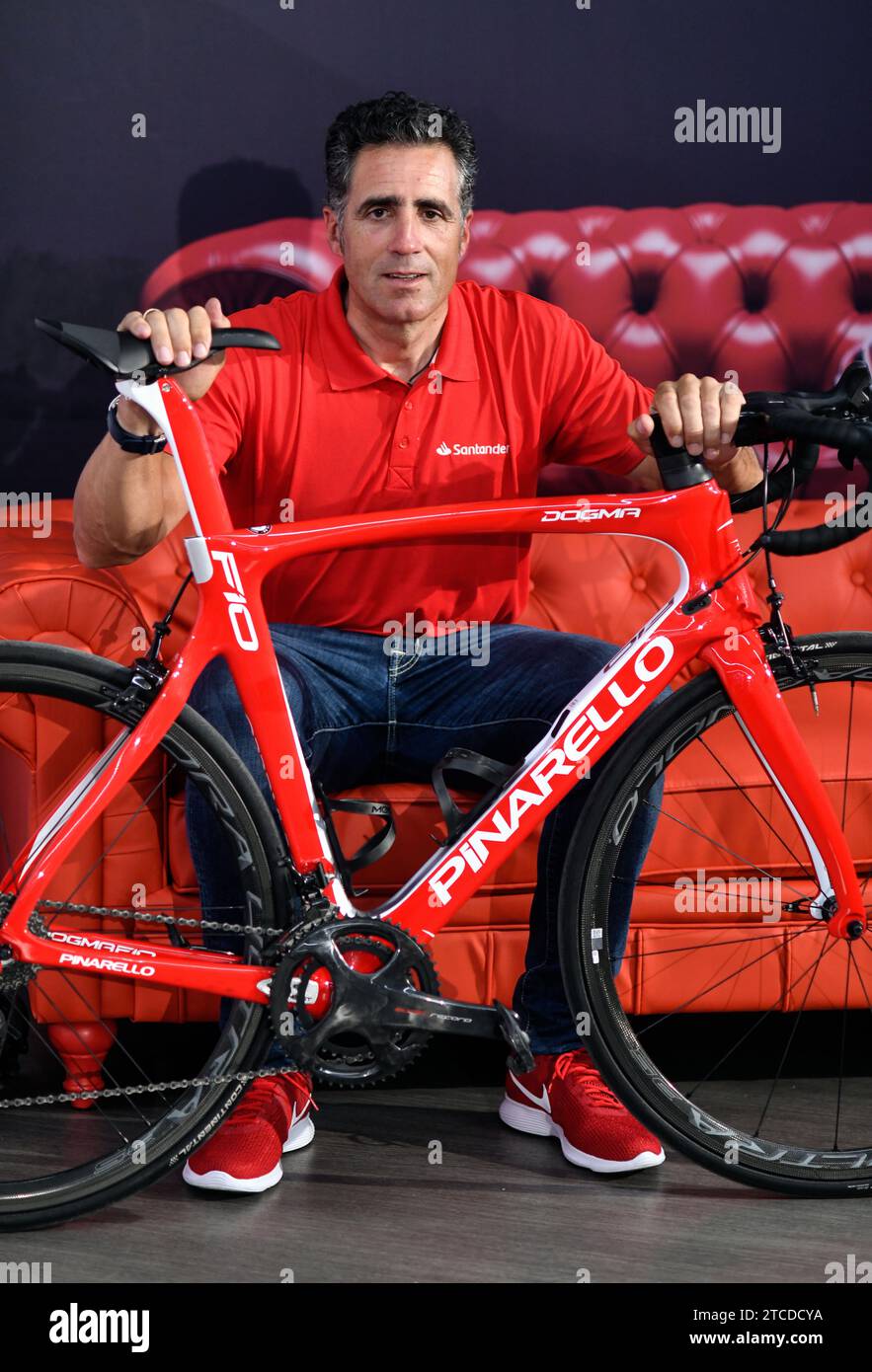 Madrid, 09.12.2018. Interview mit Miguel Indurain. Foto: Óscar del Pozo Archdc. Quelle: Album / Archivo ABC / Oscar del Pozo Stockfoto