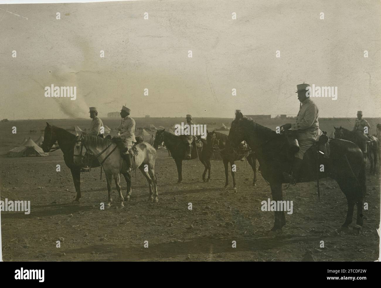 Marokkanischer Krieg, MelillaKampagne, 1909. Die Spanier in Melilla