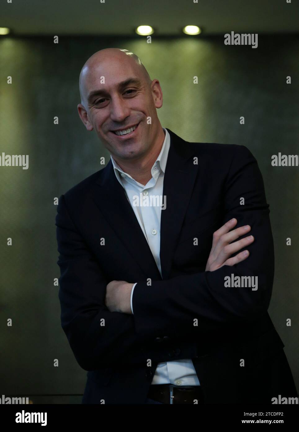 Madrid, 14.12.2017. Interview mit dem Wahlkandidaten für den spanischen Fußballverband, Luis Rubiales. Foto: Jaime García. ARCHDC. Quelle: Album / Archivo ABC / Jaime García Stockfoto