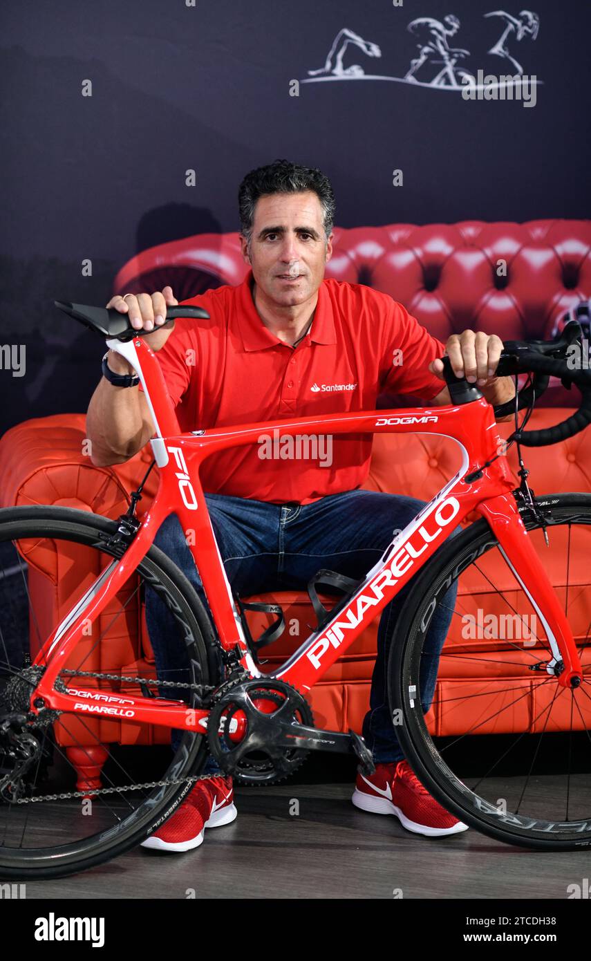 Madrid, 09.12.2018. Interview mit Miguel Indurain. Foto: Óscar del Pozo Archdc. Quelle: Album / Archivo ABC / Oscar del Pozo Stockfoto