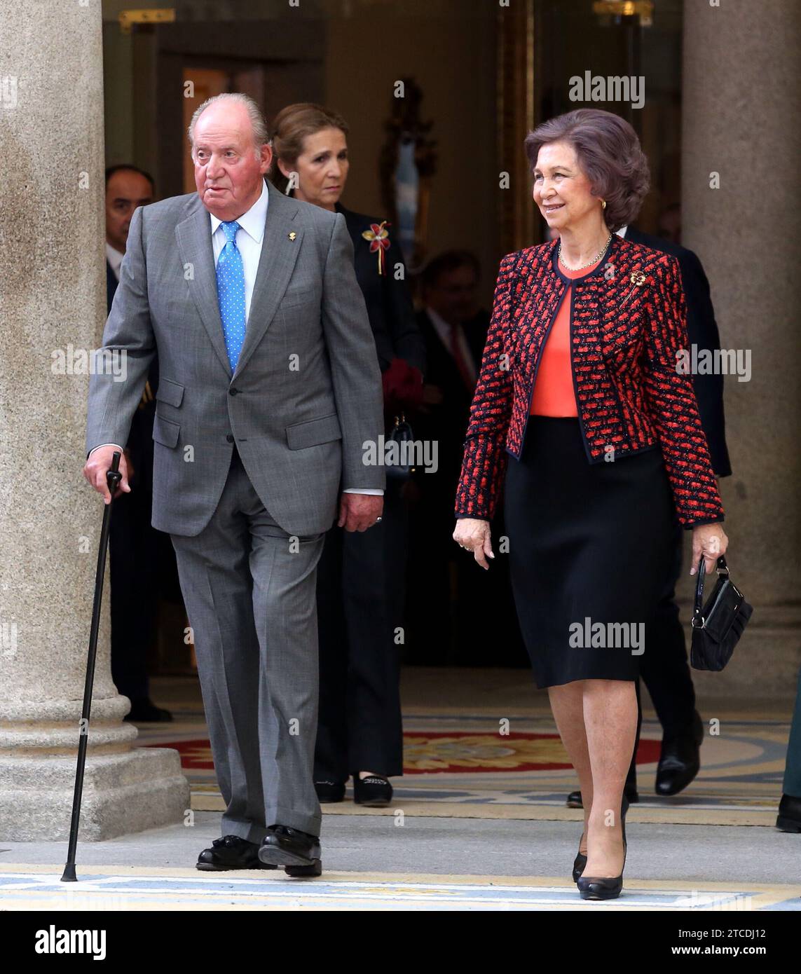 El Pardo (Madrid), 19.02.2018. Verleihung der nationalen Sportpreise unter dem Vorsitz von SS.mm. Der Könige Don Felipe und Doña Letizia, Don Juan Carlos und Doña Sofía. Foto: Ernesto Agudo. Archdc. Quelle: Album/Archivo ABC/Ernesto Agudo Stockfoto