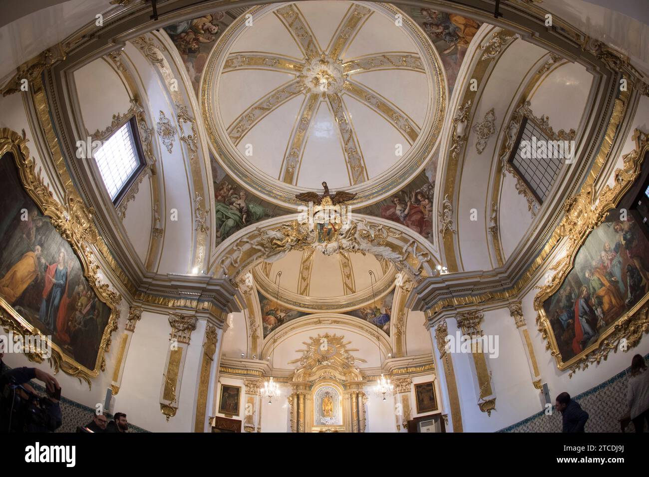Valencia, 14.02.2018. Präsentation der Kommunionkapelle der Kirche San Nicolás. Foto: Mikel Ponce ARCHDC. Quelle: Album / Archivo ABC / Mikel Ponce Stockfoto