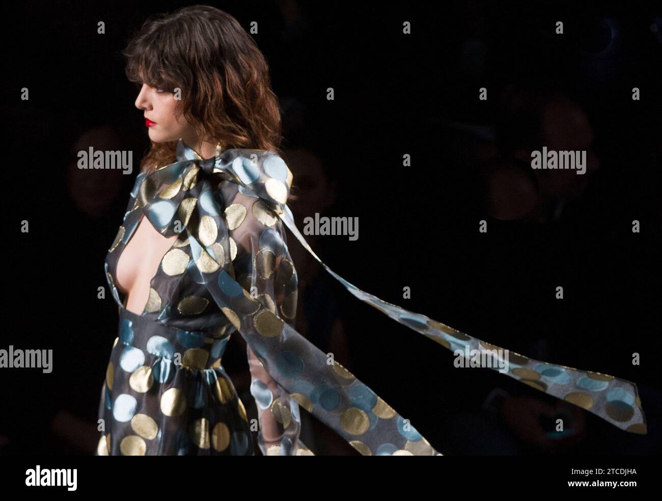 Madrid, 22.02.2016. Mbfw Mercedes Benz Fashion Week. Parade der 2. Skin Co. Foto: Bernhard und Engel von Antonio Archdc. Quelle: Album / Archivo ABC / Eduardo San Bernardo,Ángel de Antonio Stockfoto