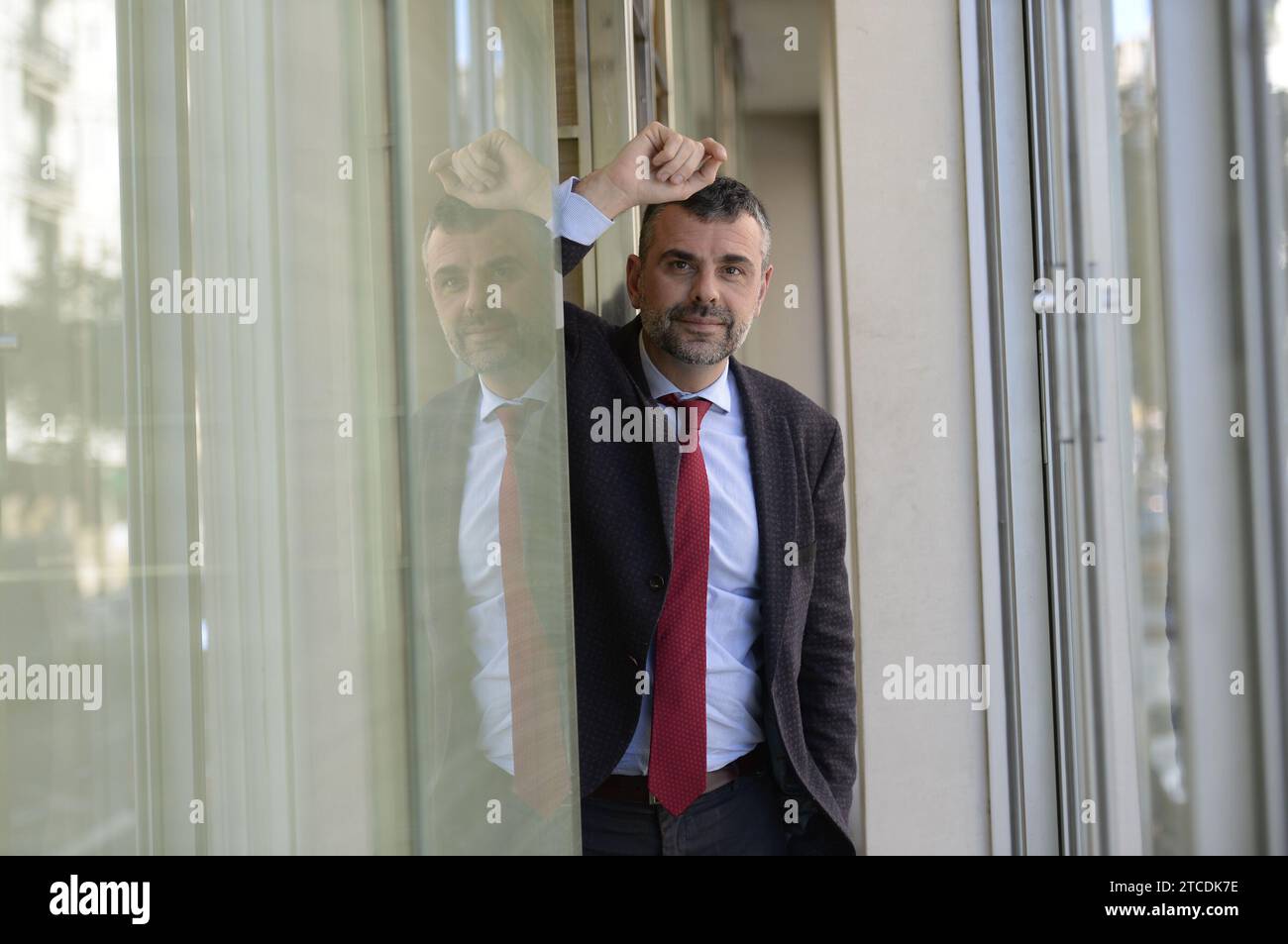 Barcelona, 03.06.2018. Interview mit dem ehemaligen Stadtrat Santi Vila. Foto: Inés Baucells ARCHDC. Quelle: Album / Archivo ABC / Inés Baucells Stockfoto