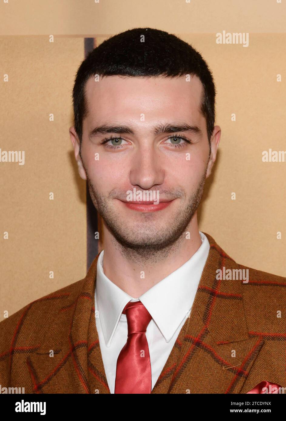 BEVERLY HILLS, KALIFORNIEN - 11. DEZEMBER: Bruce Herbelin-Earle bei der LA Premiere der Boys in the Boat am 11. Dezember 2023 im Samuel Goldwyn Theater in Beverly Hills, Kalifornien. Copyright: XFayexSadoux Credit: Imago/Alamy Live News Stockfoto