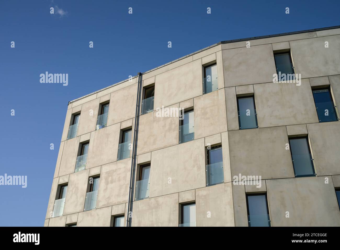 Modernes Studentenwohnheim, Campus Königliche Technische Hochschule KTH, Kungliga Tekniska högskolan, Brinellvägen, Stockholm, Schweden *** modernes Studentenwohnheim, Campus KTH Royal Institute of Technology, Kungliga Tekniska högskolan, Brinellvägen, Stockholm, Schweden Stockfoto