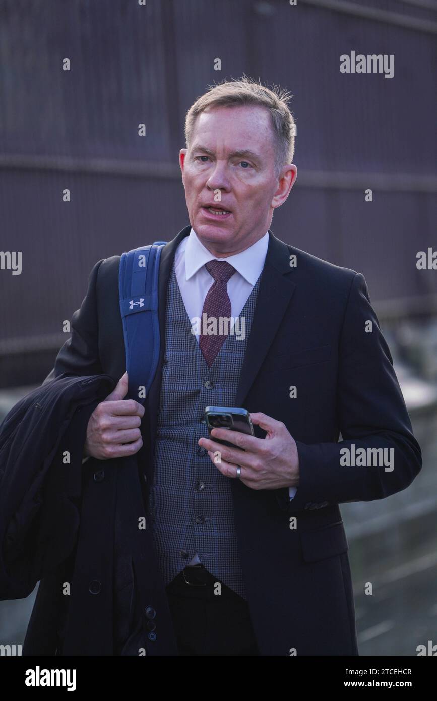 London Großbritannien. 12. Dezember 2023. Chris Bryant, Schattenminister für Kreativindustrien und Mitglied des Parlaments für Rhondda. Quelle: amer Gazzal/Alamy Live News. Stockfoto