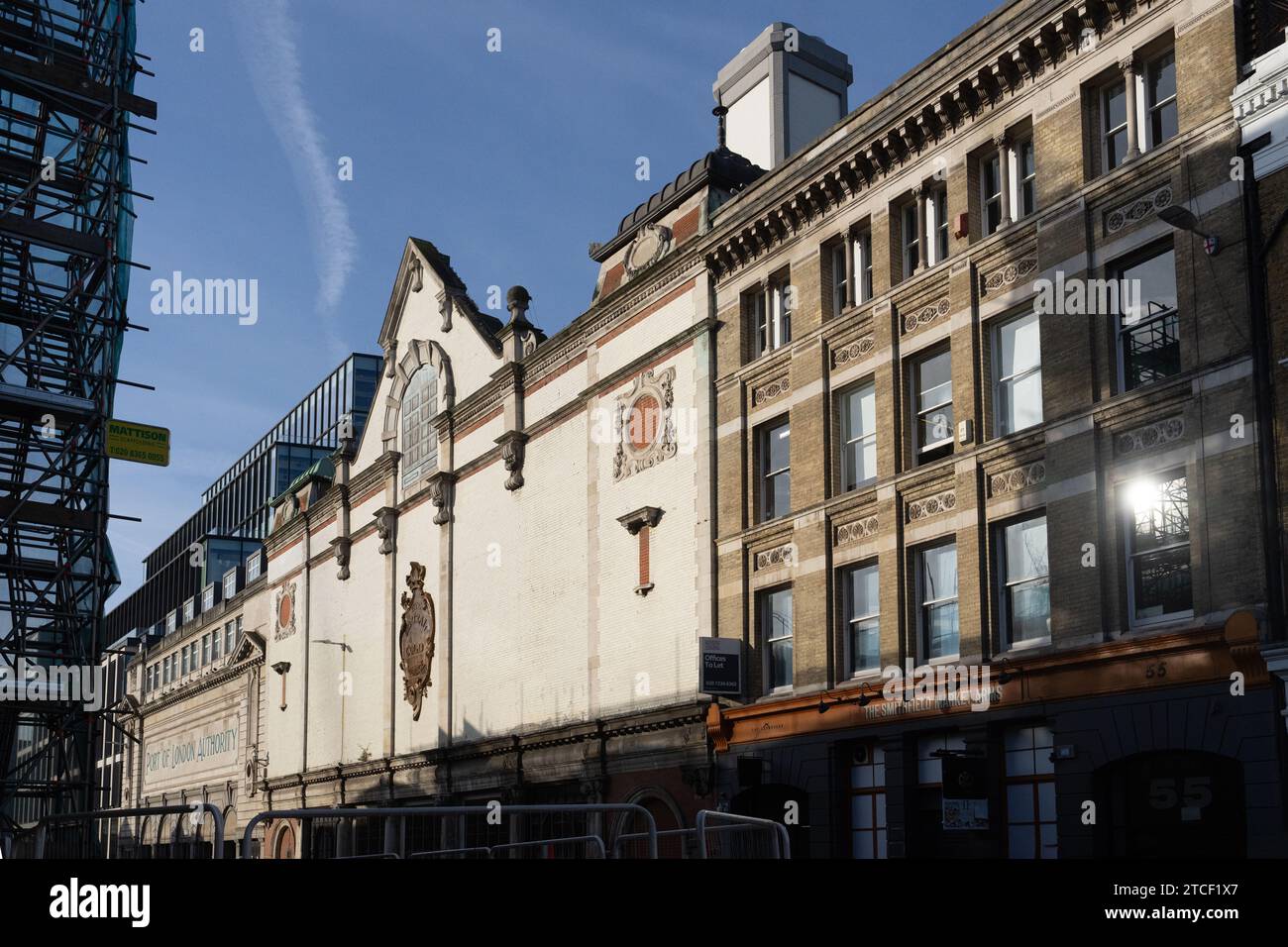 Port of London Authority Building, Charterhouse Street, London, England Stockfoto