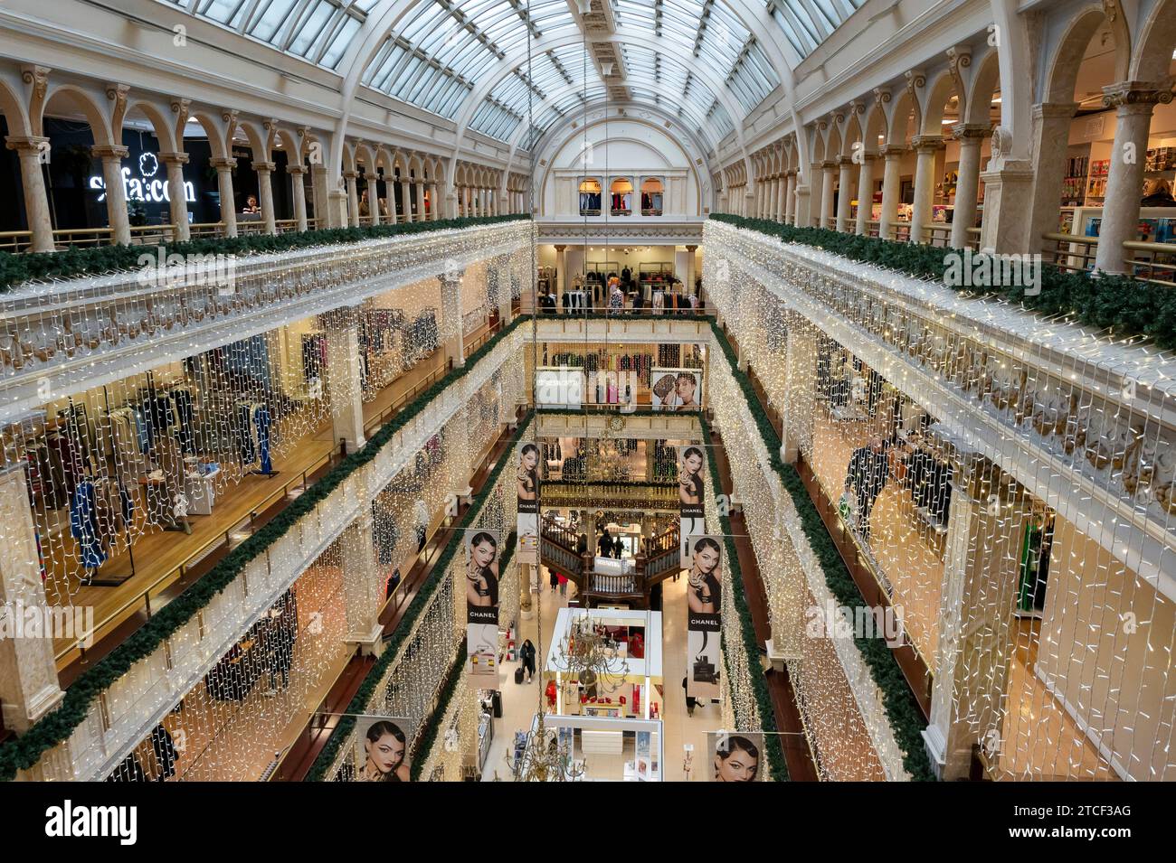 Das House of Fraser in Glasgow Stockfoto