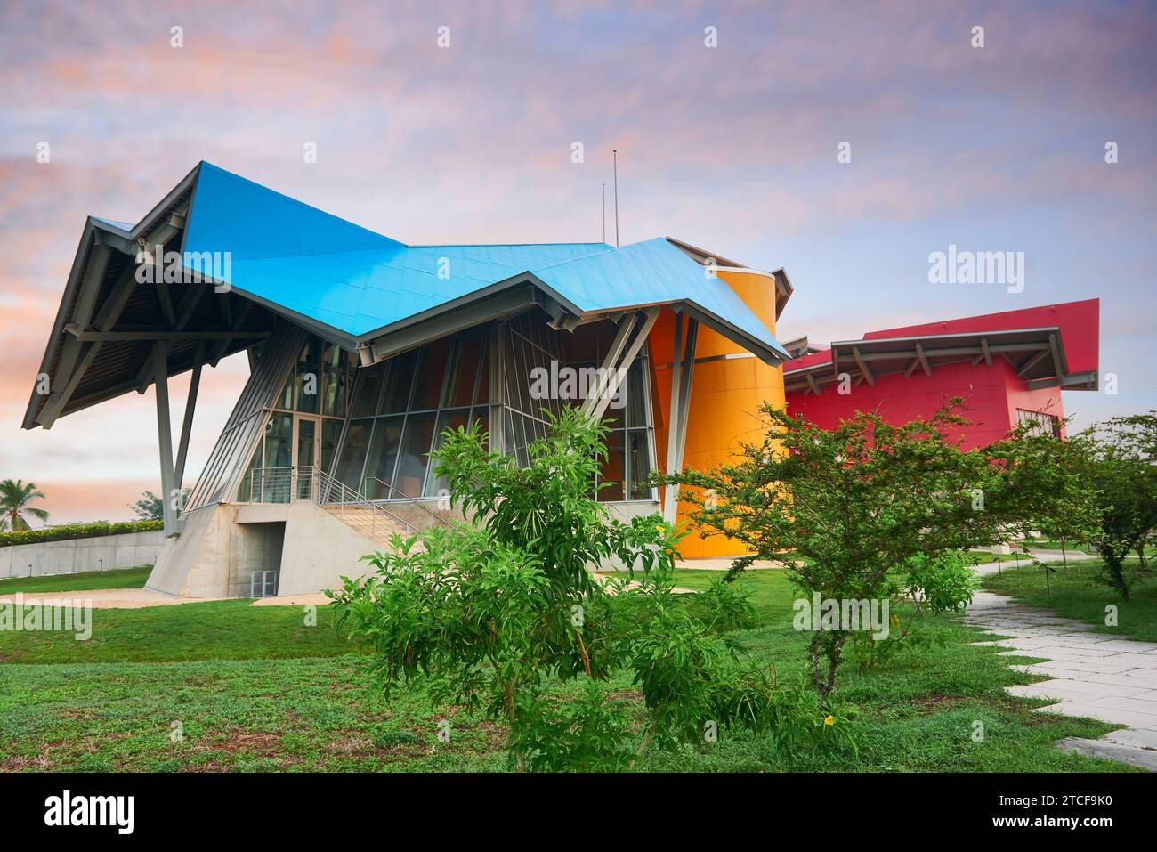 Die biologische Vielfalt-Museum von Frank O. Gehry, Panama, Republik Panama, Mittelamerika Stockfoto