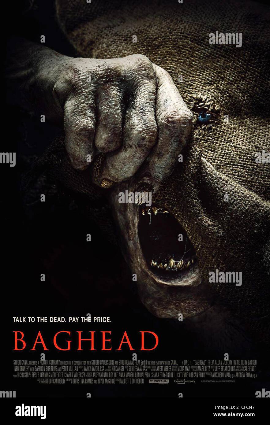 Poster Baghead Stockfoto