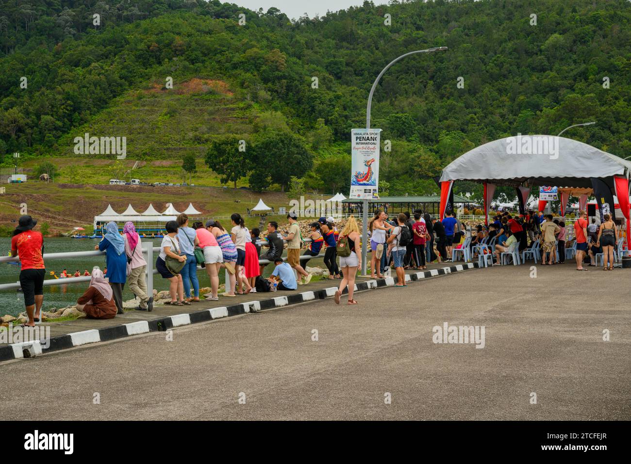 Penang International Dragon Boat Regatta 2023 Stockfoto