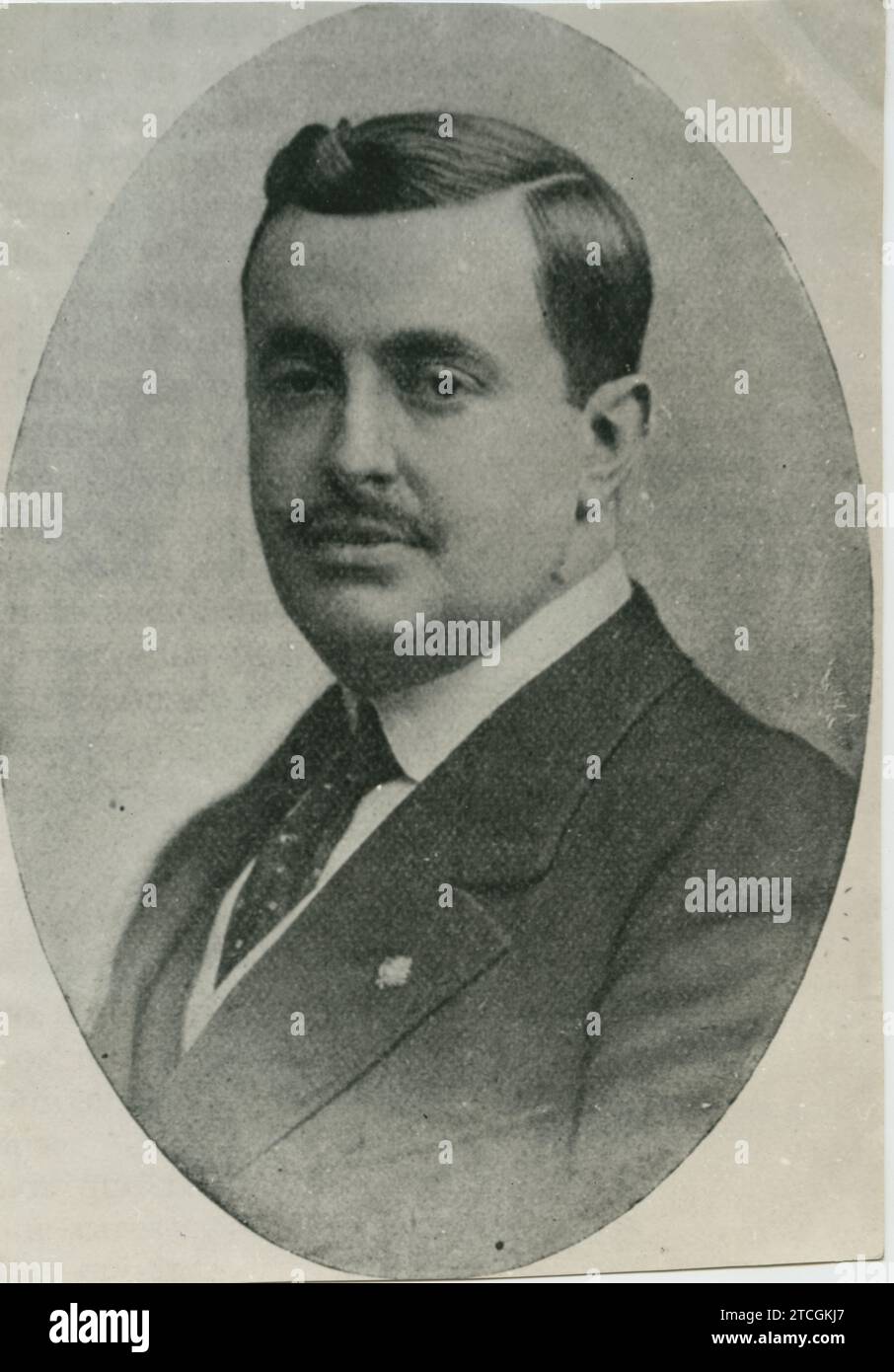 01/01/1920. Porträt von Ignacio Bauer Landauer. Quelle: Album/Archivo ABC Stockfoto