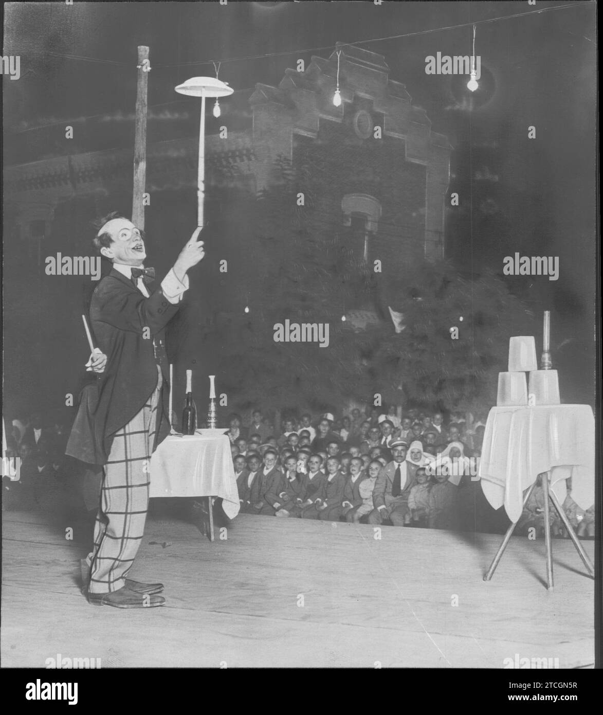 08/15/1919. Madrid. In der Paloma-Anstalt. Diese Veranstaltung wurde als Geschenk an die Asylkinder anlässlich des Gottesdienstes gehalten. Quelle: Album / Archivo ABC / Alfonso Sánchez García Alfonso Stockfoto