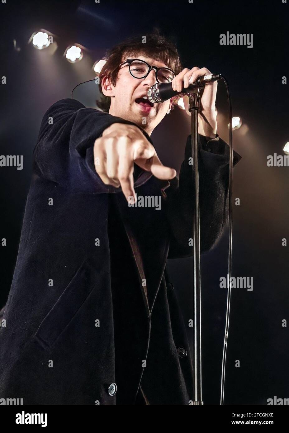 Nottingham, Vereinigtes Königreich. 12. Dezember 2023, Event: The Rescue Rooms. ‚Spector‘, unterstützt durch ‚Brogeal‘ und ‚Mama Oh nein‘. Im Bild: Spector Credit: Mark Dunn Photography/Alamy Live News Stockfoto