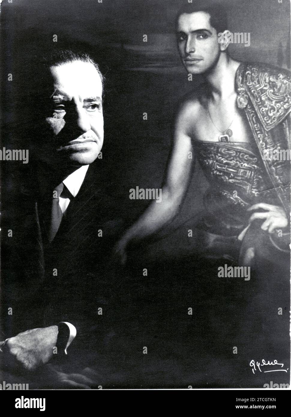 01/01/1960. Letztes Porträt von Juan Belmonte García. Gemälde von Julio Romero de Torres - ca. Datum. Quelle: Album / Archivo ABC / Juan Gyenes Stockfoto