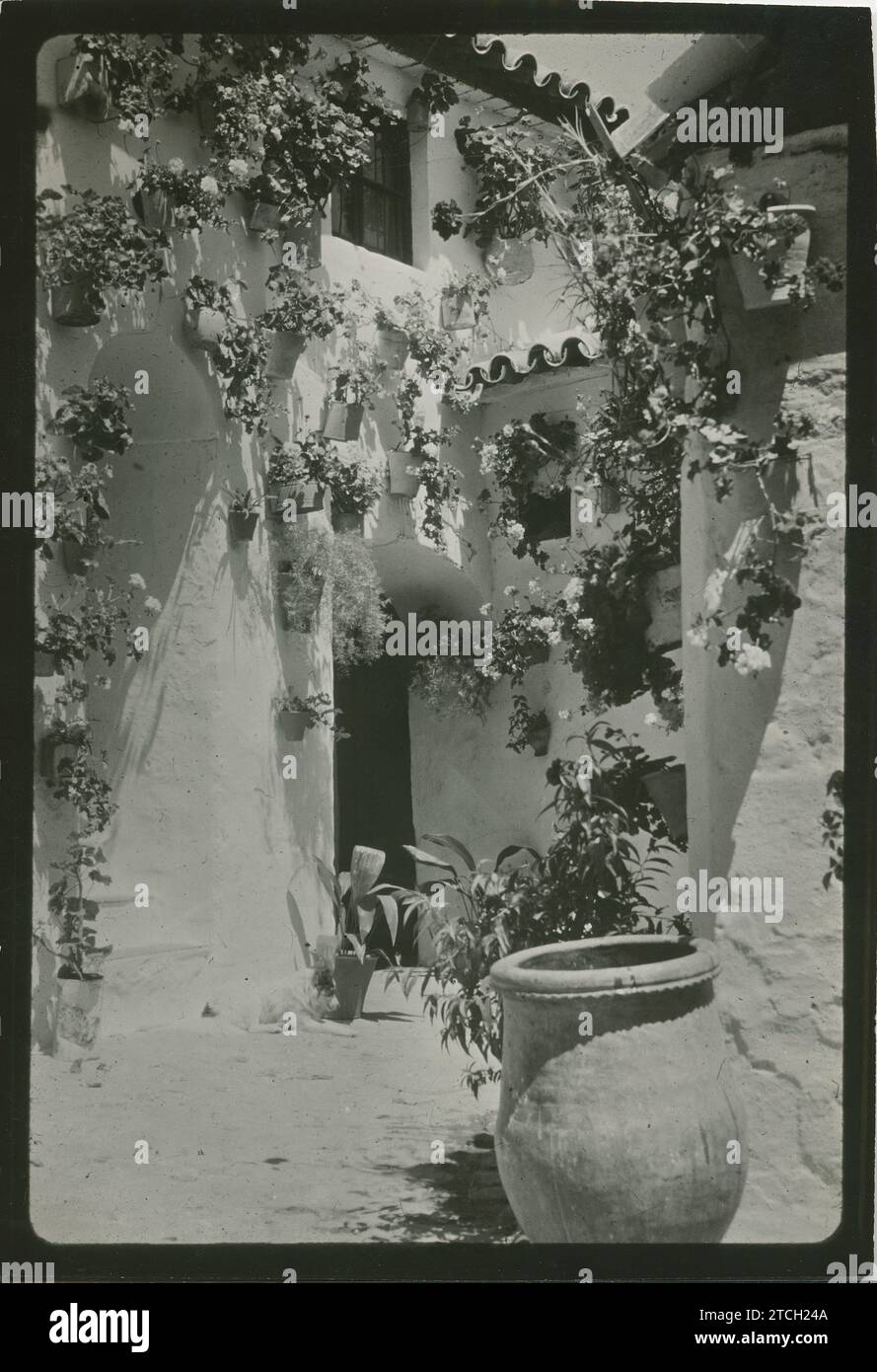 Córdoba, Mai 1962. Eine Córdoba-Terrasse. Quelle: Album/Archivo ABC Stockfoto