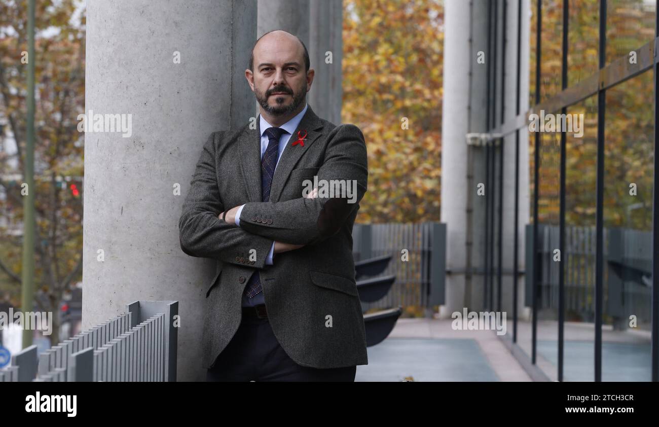 Madrid, 01.12.2016. Interview mit dem Verkehrsberater der CAM, Pedro Rollán bei der Madrider Versammlung. Foto: Jaime García ARCHDC. Quelle: Album / Archivo ABC / Jaime García Stockfoto