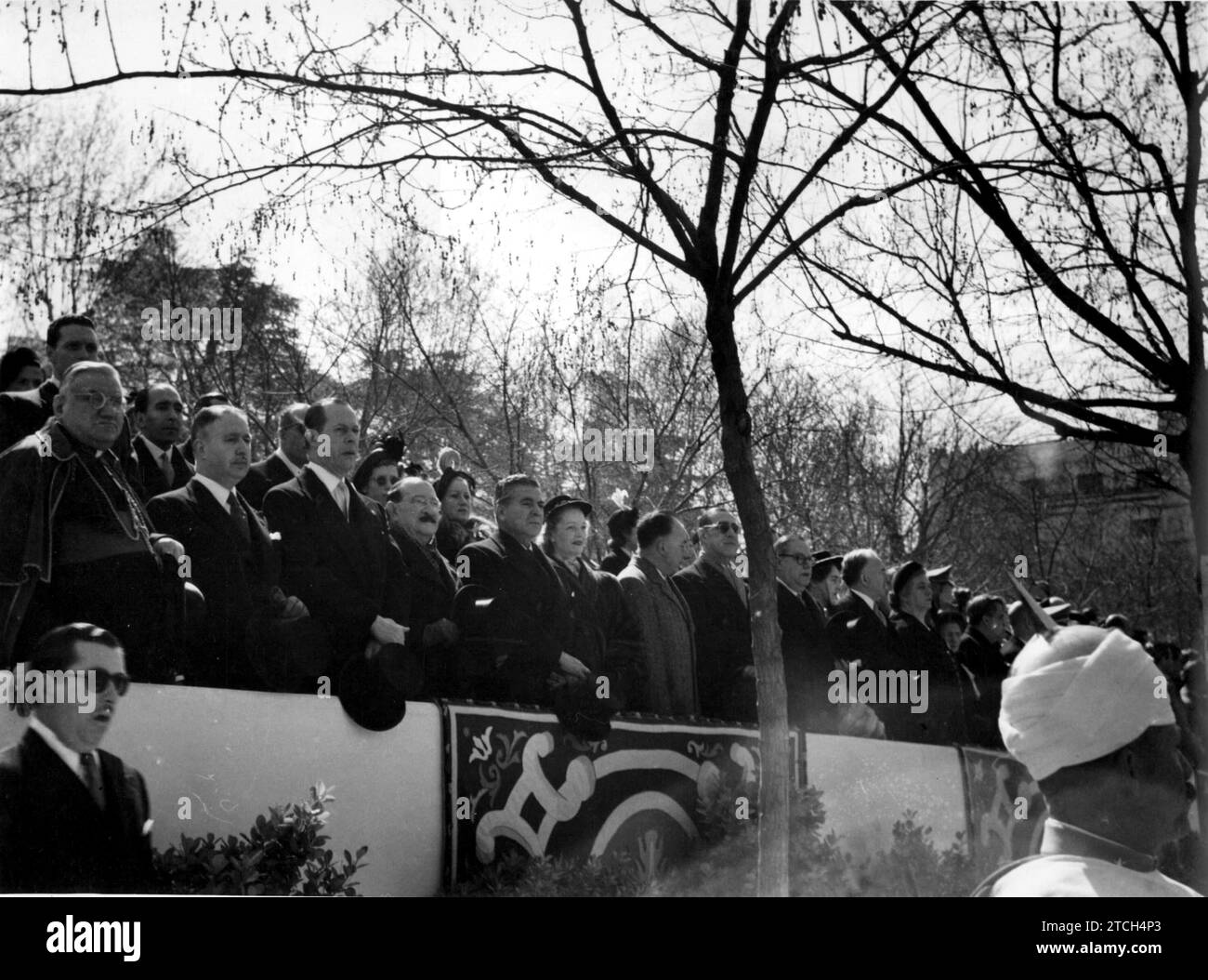 03/31/1950. Das diplomatische Korps in der Tribüne. Quelle: Album / Archivo ABC / José Zegri Stockfoto