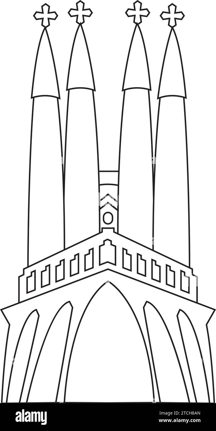 basilika der heiligen Familie Design Stock Vektor basilika der heiligen Familie Design Stock Vektor