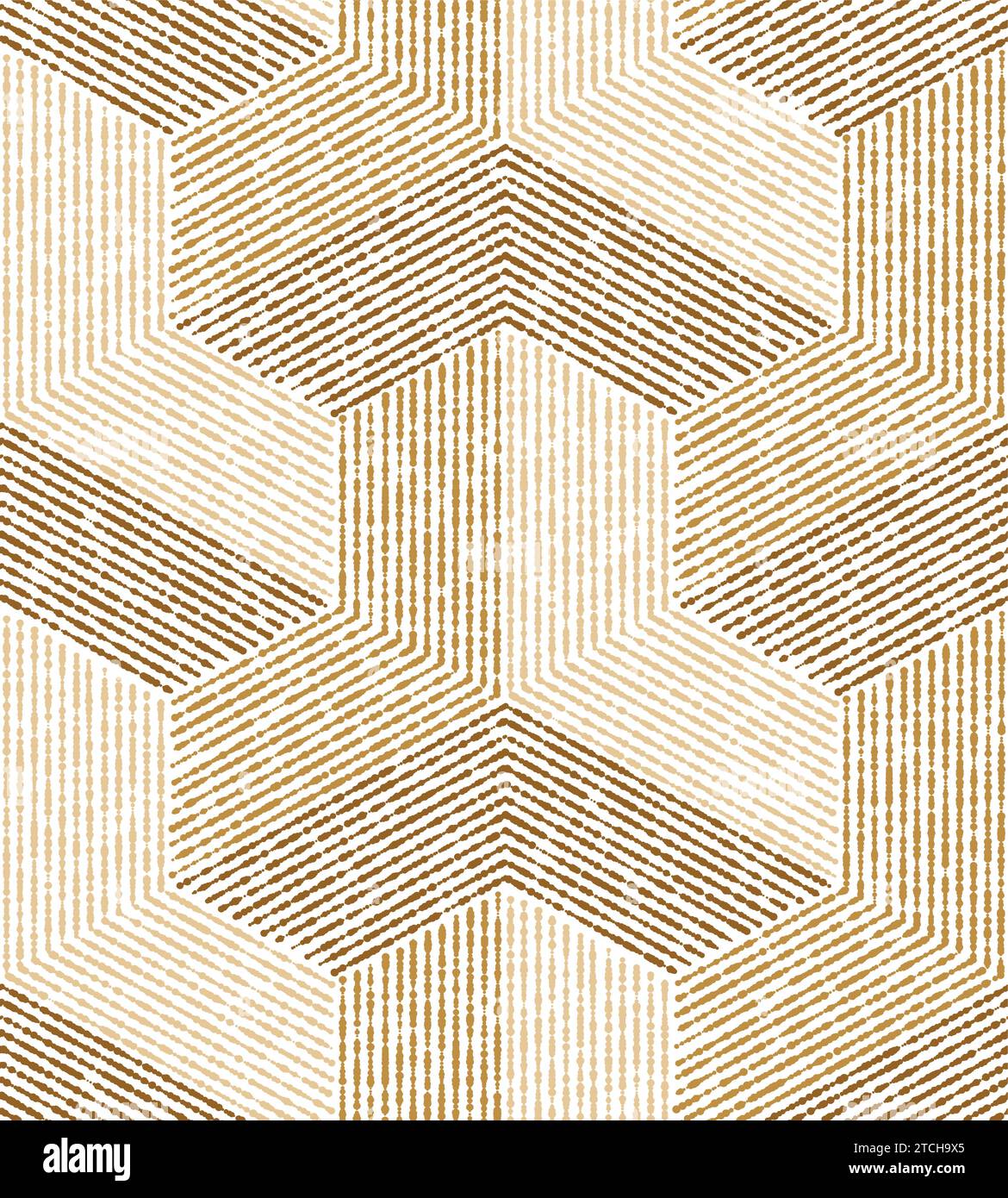 Geometrische beige Textur. Ein nahtloser Vektorhintergrund. Stock Vektor
