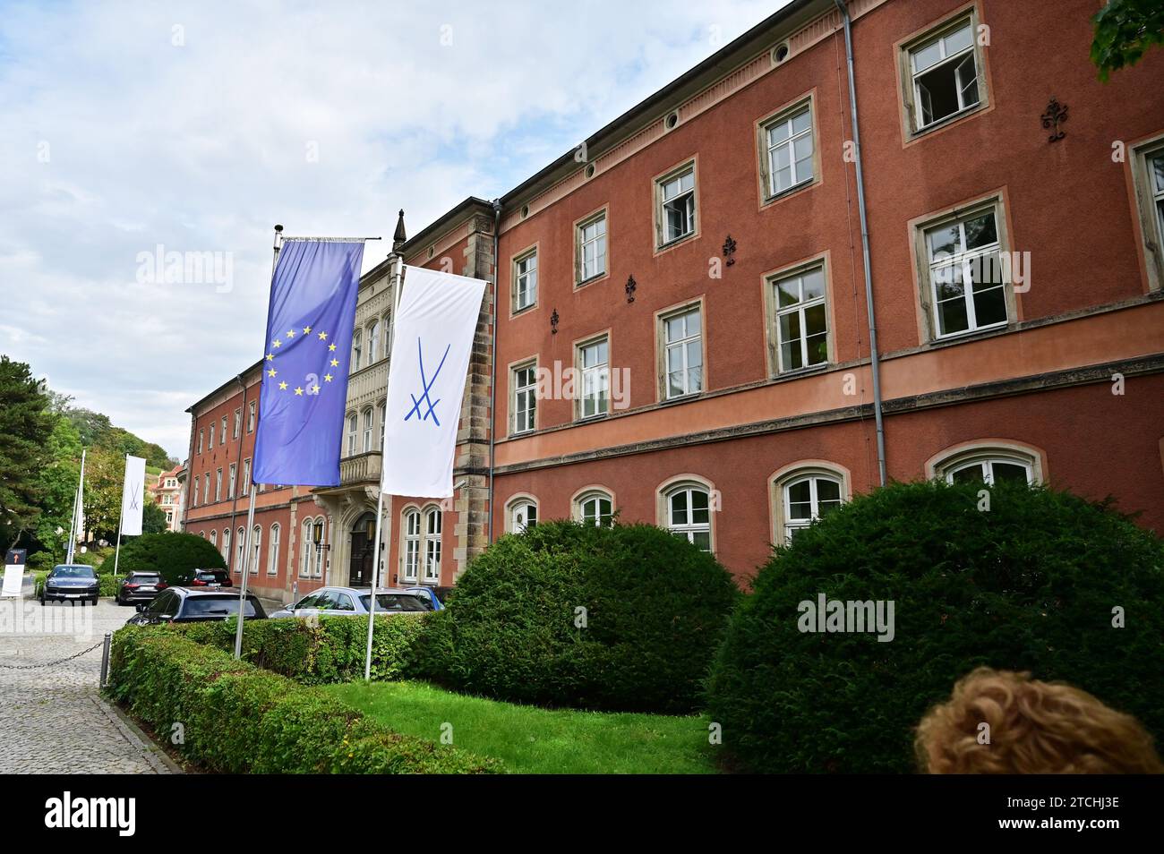 Porzellanmanufaktur Meissen in der Stadt Meißen im Freistaat Sachsen Stockfoto