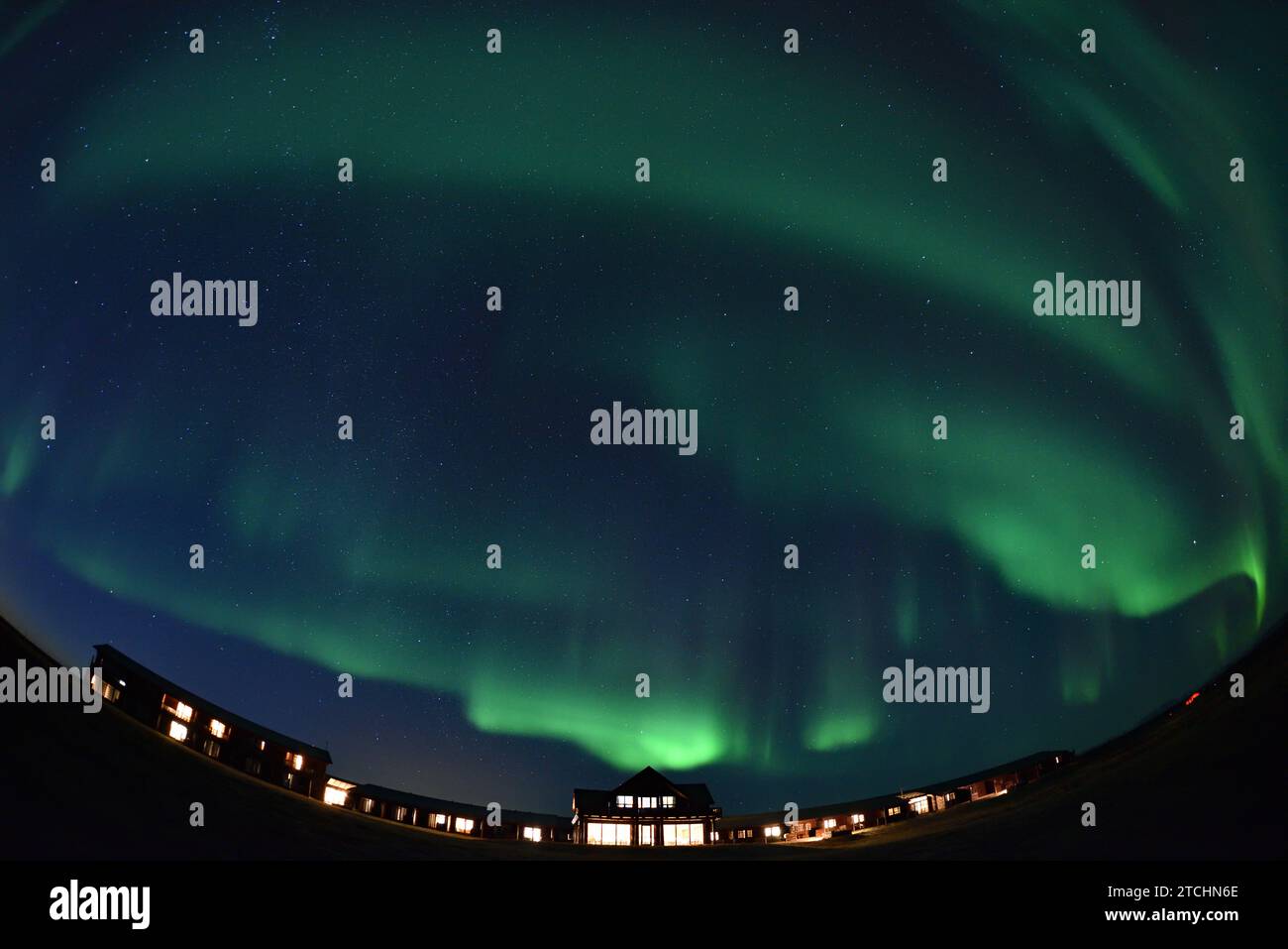 Aurora Borealis vom Hotel Ranga am 14. März 20023 Stockfoto