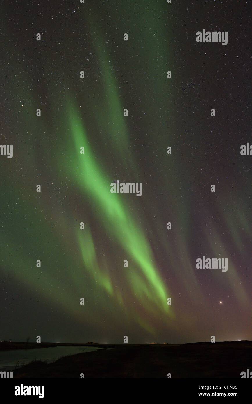 Aurora Borealis vom Hotel Ranga am 14. März 20023 Stockfoto