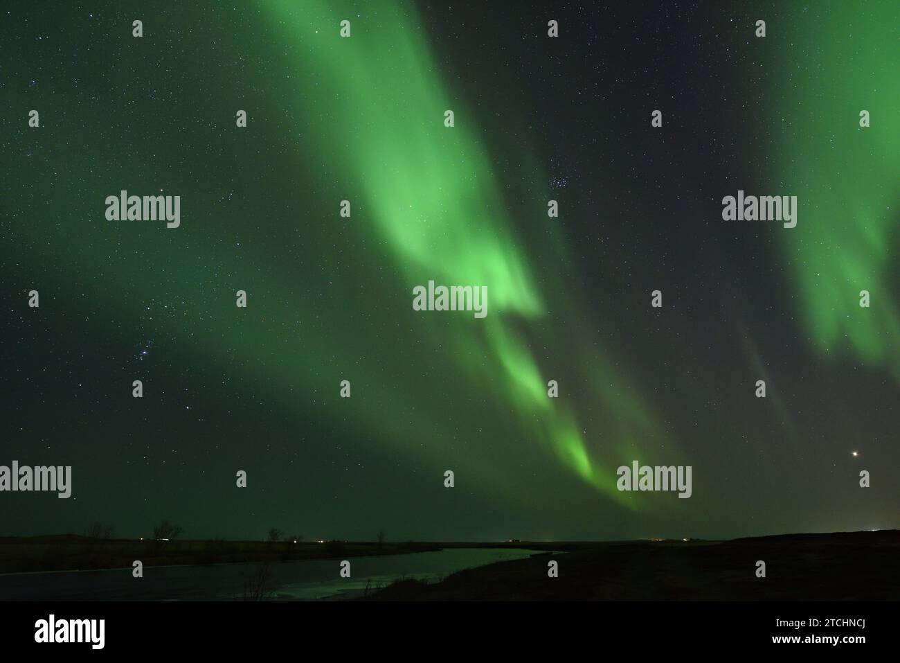 Aurora Borealis vom Hotel Ranga am 14. März 20023 Stockfoto