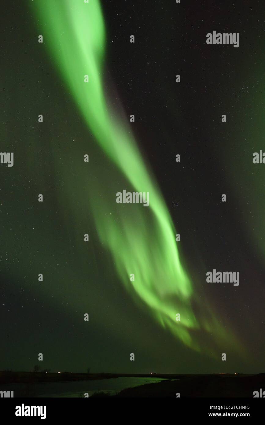 Aurora Borealis vom Hotel Ranga am 14. März 20023 Stockfoto
