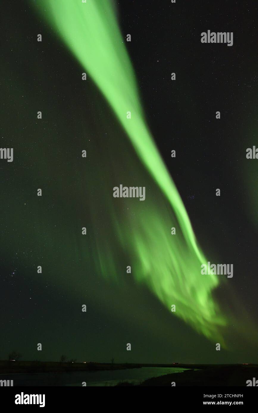 Aurora Borealis vom Hotel Ranga am 14. März 20023 Stockfoto