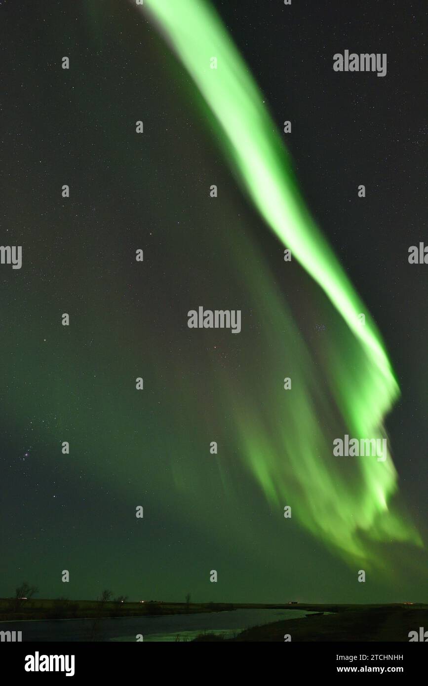 Aurora Borealis vom Hotel Ranga am 14. März 20023 Stockfoto