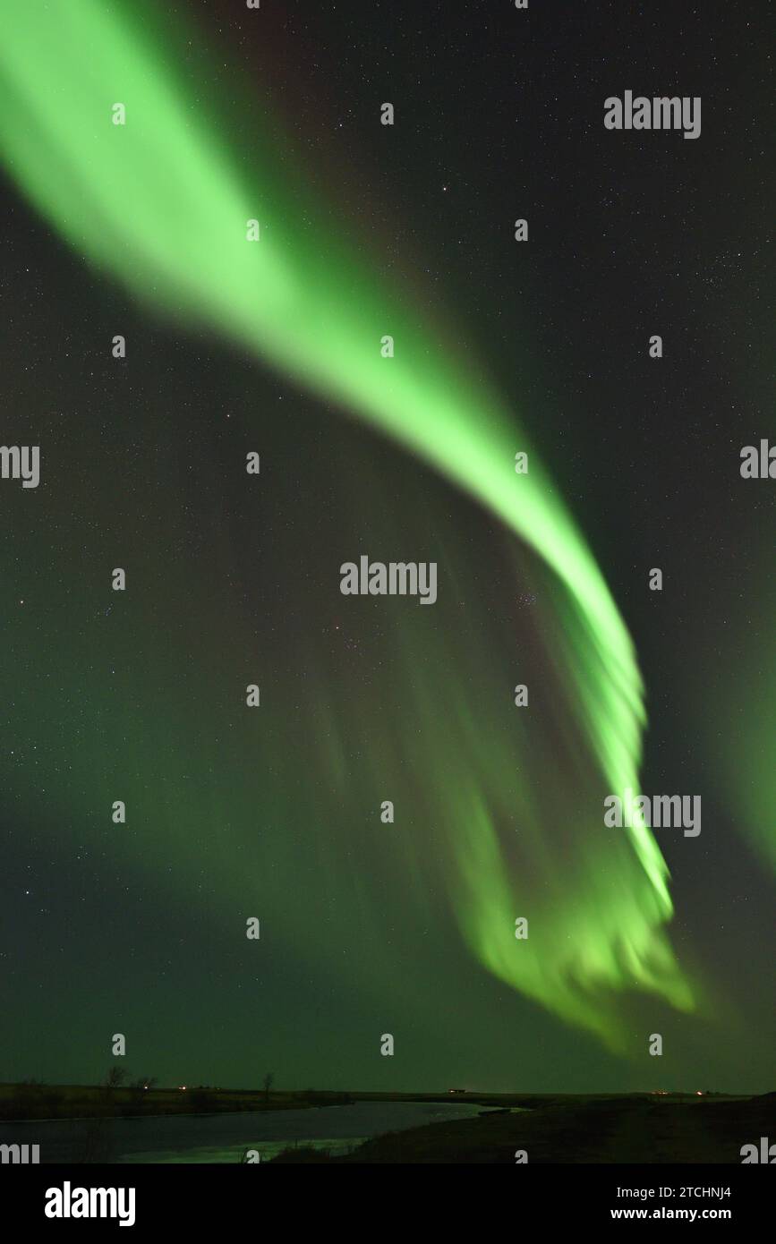 Aurora Borealis vom Hotel Ranga am 14. März 20023 Stockfoto