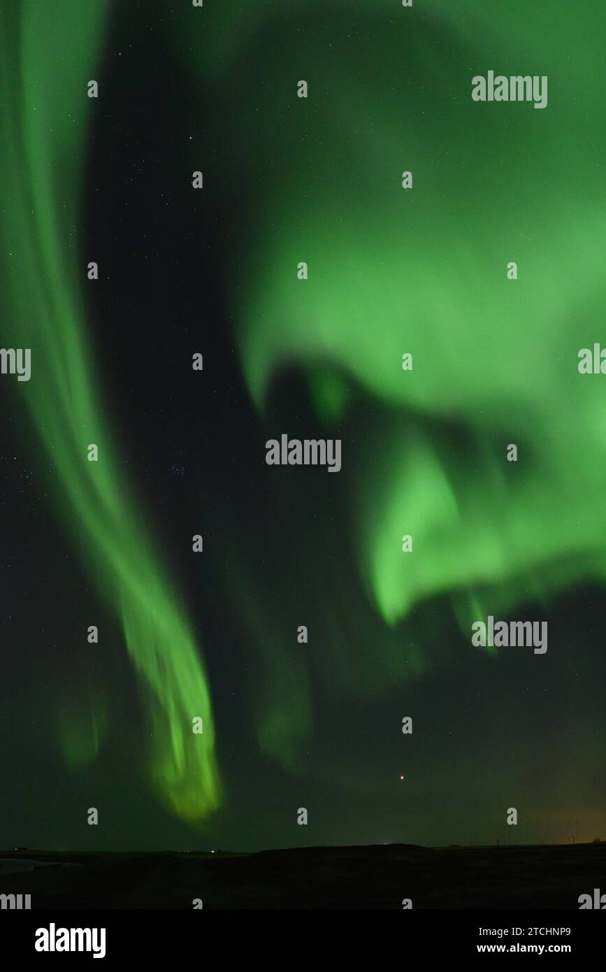 Aurora Borealis vom Hotel Ranga am 14. März 20023 Stockfoto