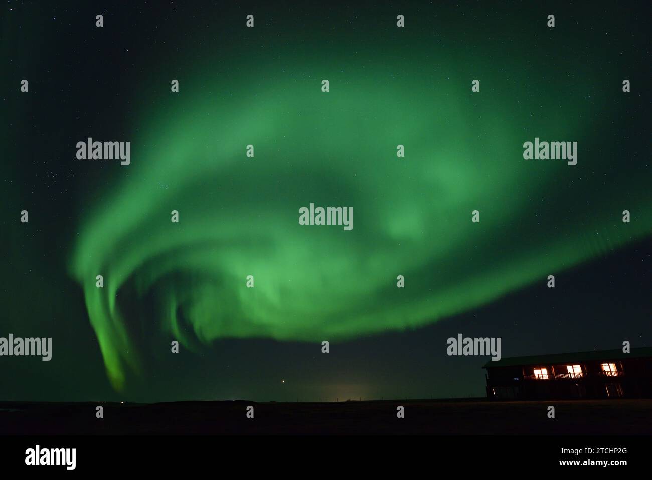 Aurora Borealis vom Hotel Ranga am 14. März 20023 Stockfoto