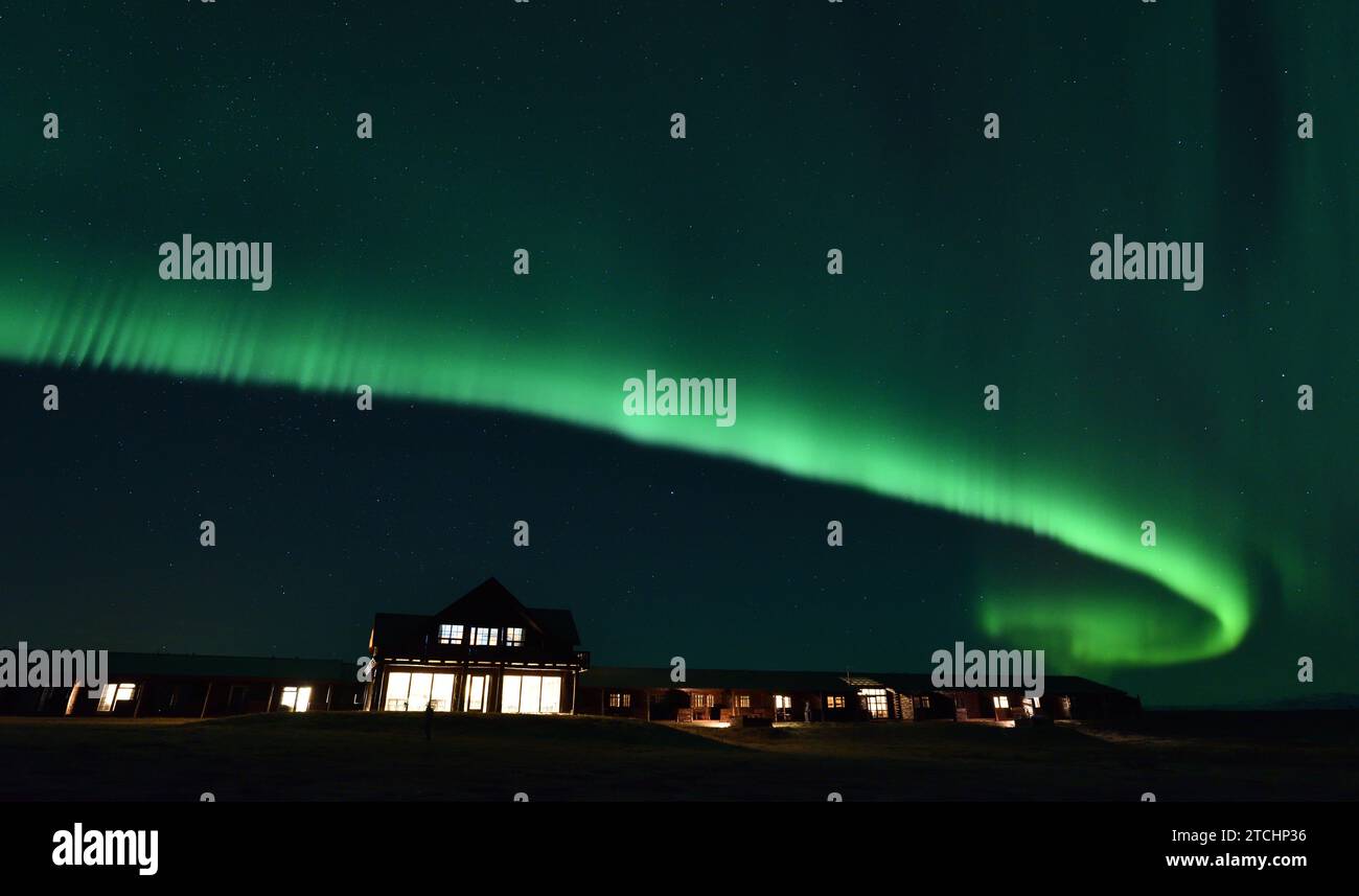 Aurora Borealis vom Hotel Ranga am 14. März 20023 Stockfoto