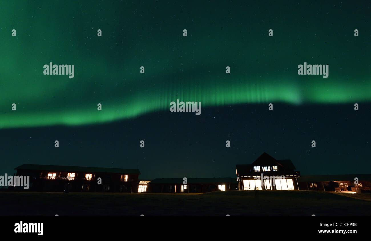 Aurora Borealis vom Hotel Ranga am 14. März 20023 Stockfoto