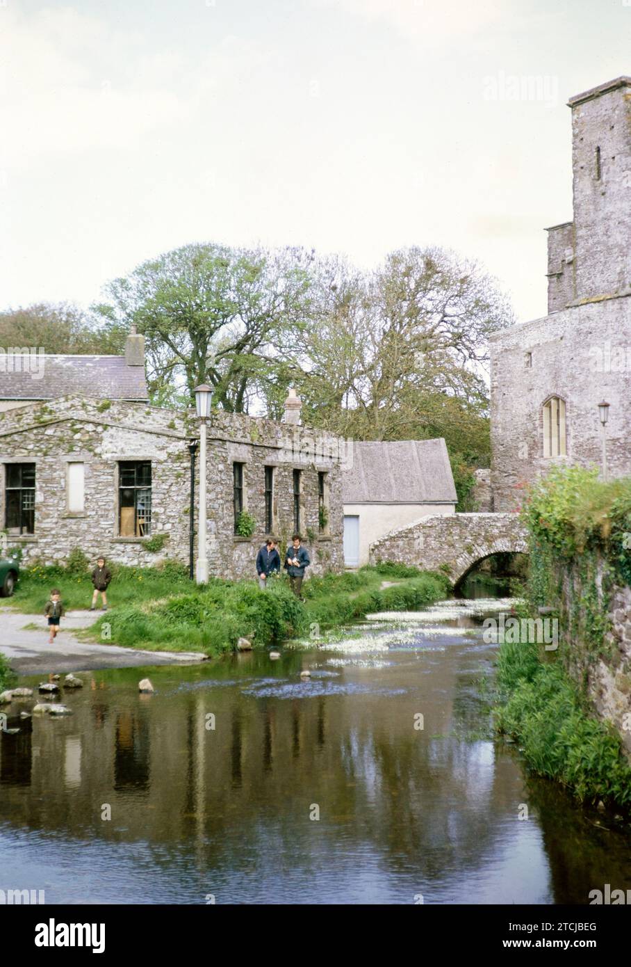 Haverfordwest, Pembrokeshire, Wales, Großbritannien Mai 1970 Stockfoto