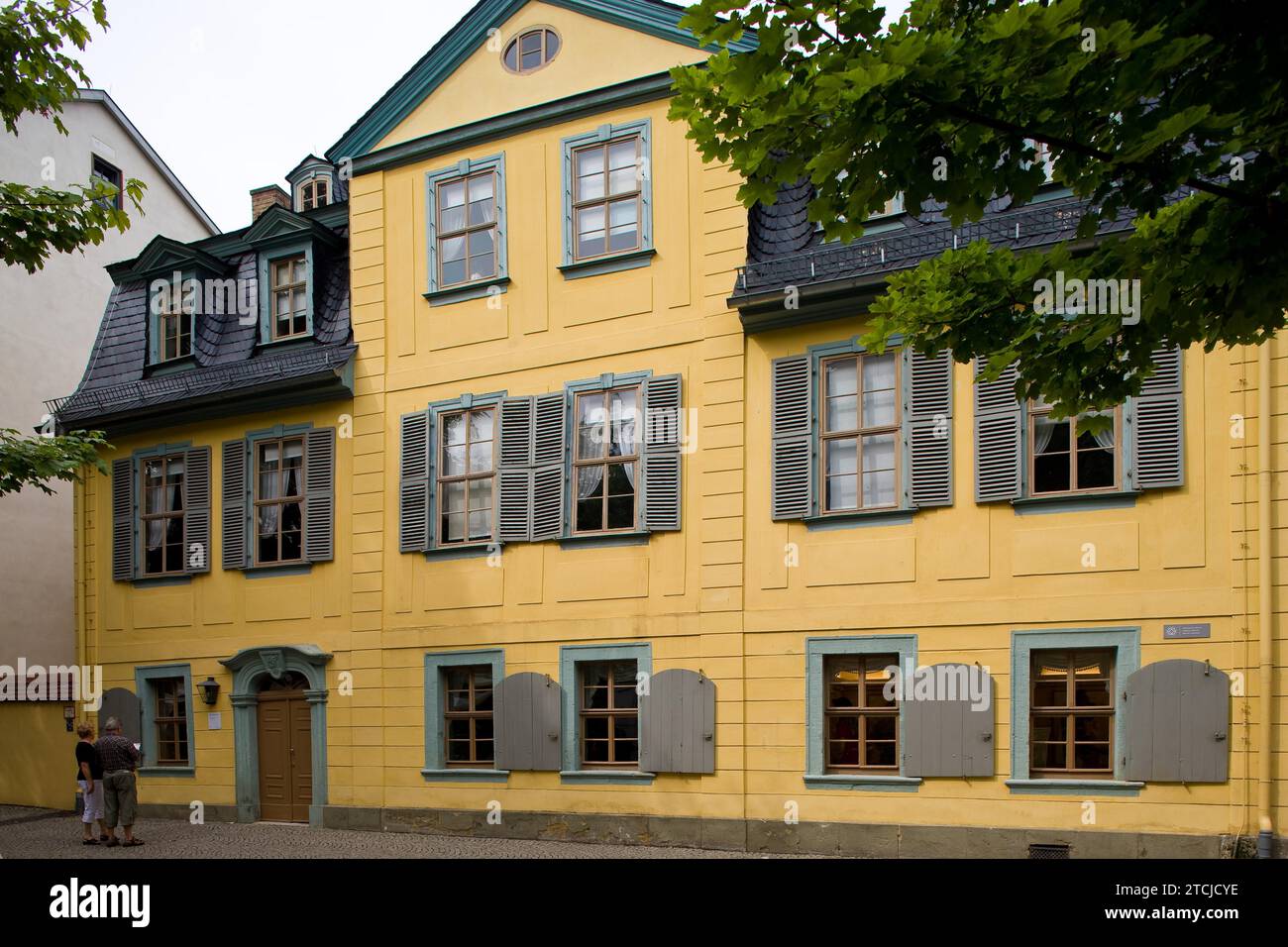 GOETHE-NATIONALMUSEUM, Goethes Residenz Stockfoto