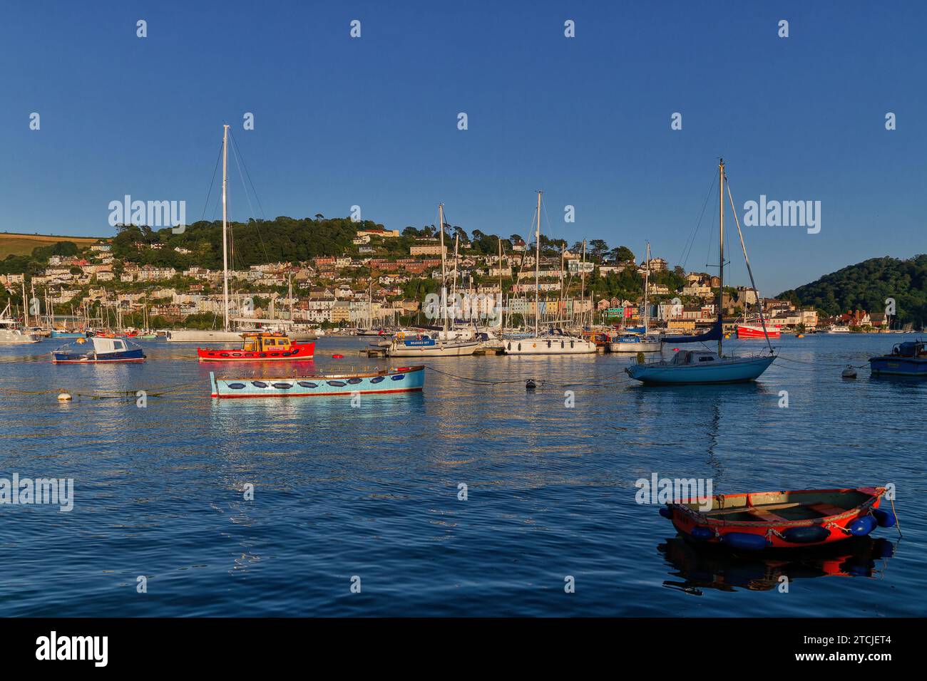 Kingswear aus Dartmouth in Devon, Großbritannien Stockfoto