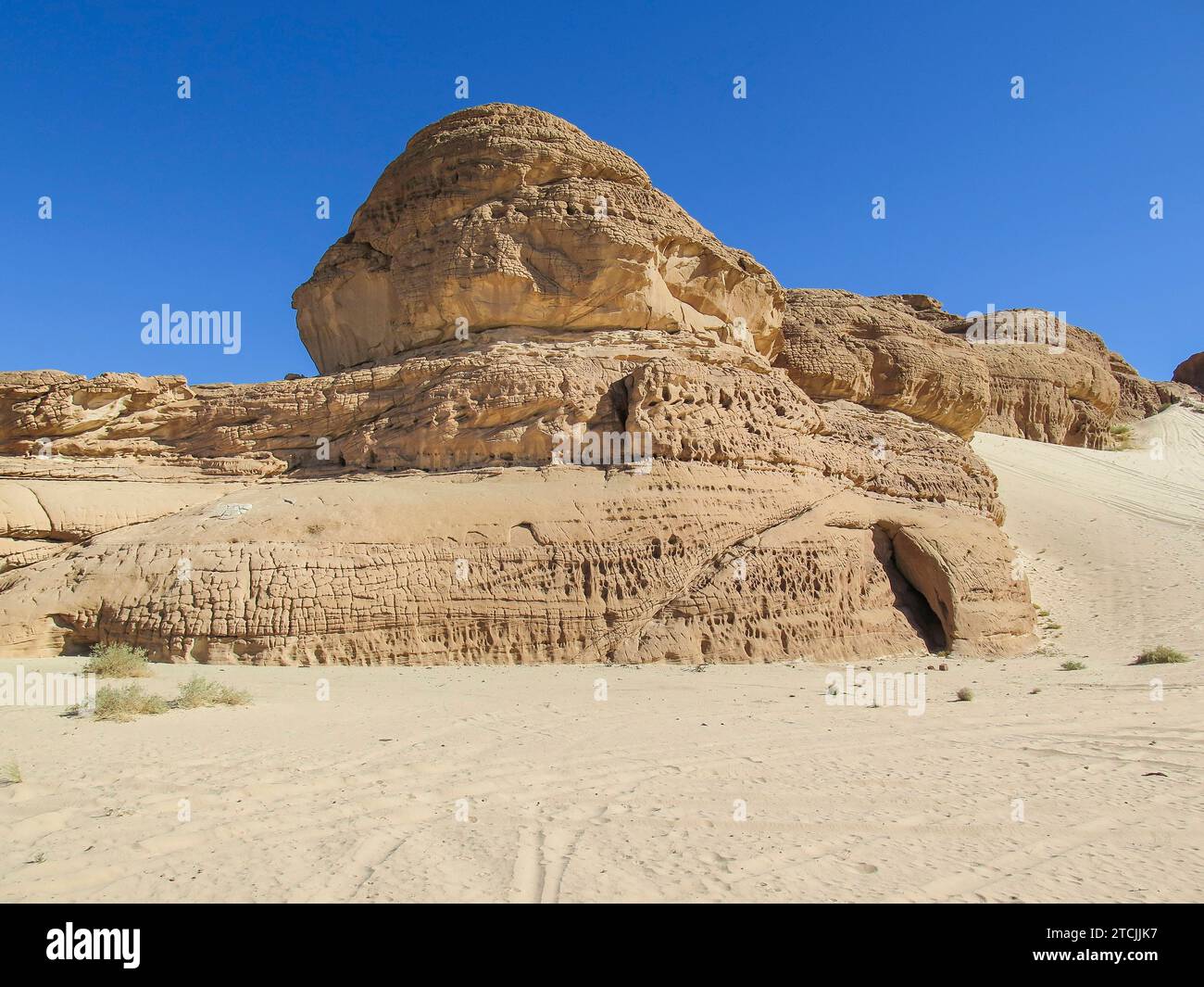 Erodierte Felsen, Berglandschaft im südlichen Sinai zwischen Ain Khudra und Nuwaiba, Ägypten *** erodierte Felsen, Berglandschaft im südlichen Sinai zwischen Ain Khudra und Nuwaiba, Ägypten Stockfoto