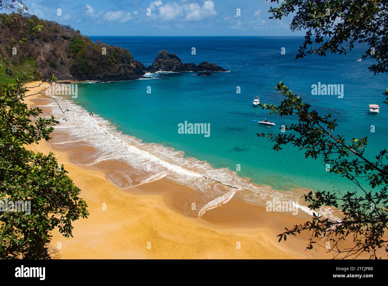 Sancho Beach in Fernando de Noronha, Brasilien Stockfoto